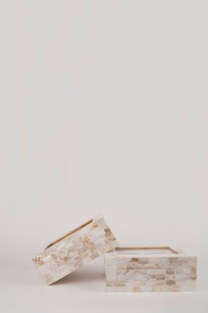 CORAZON MUSCHELN BOX BILDERRAHMEN