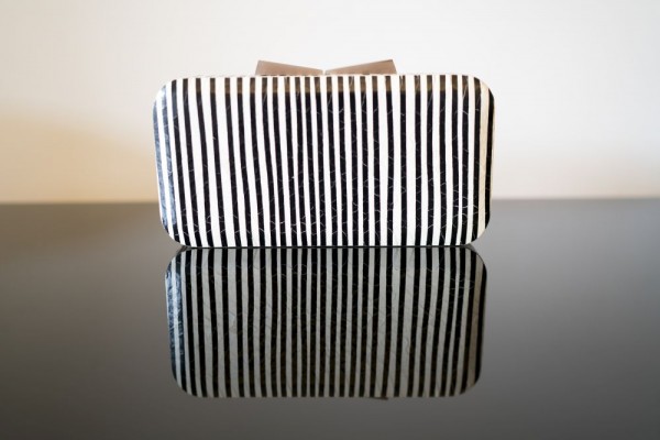 Minaudière Black & White Zebra Stripes Limited Collection